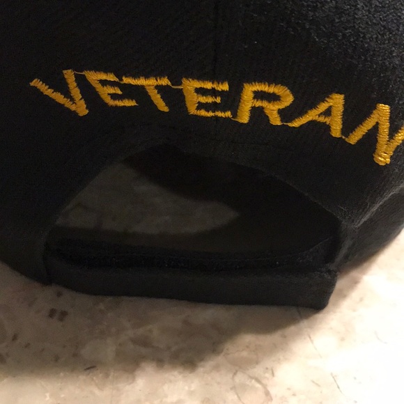 Native Veteran Cap, Black - Picture 5 of 6
